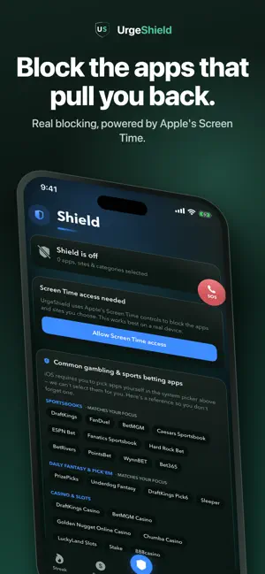 UrgeShield - Gambling Recovery screenshot 2