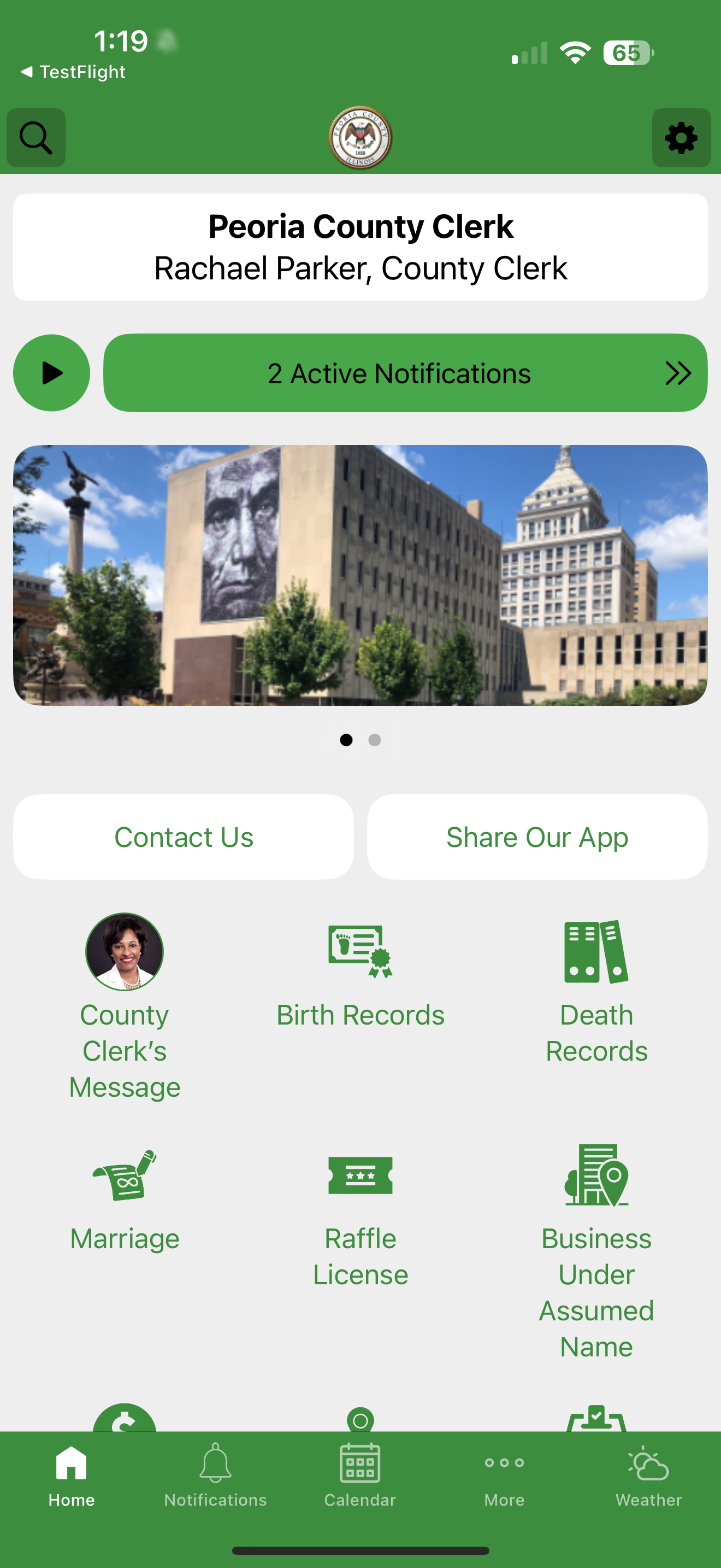 Peoria County Clerk Illinois