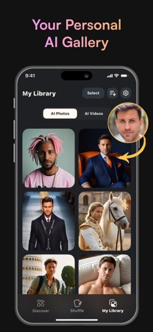 Lunex AI : Photo Generator iPhone screenshot