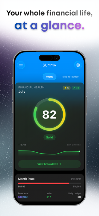 Summa: Budget, Expense Tracker Screenshot 3 of 10