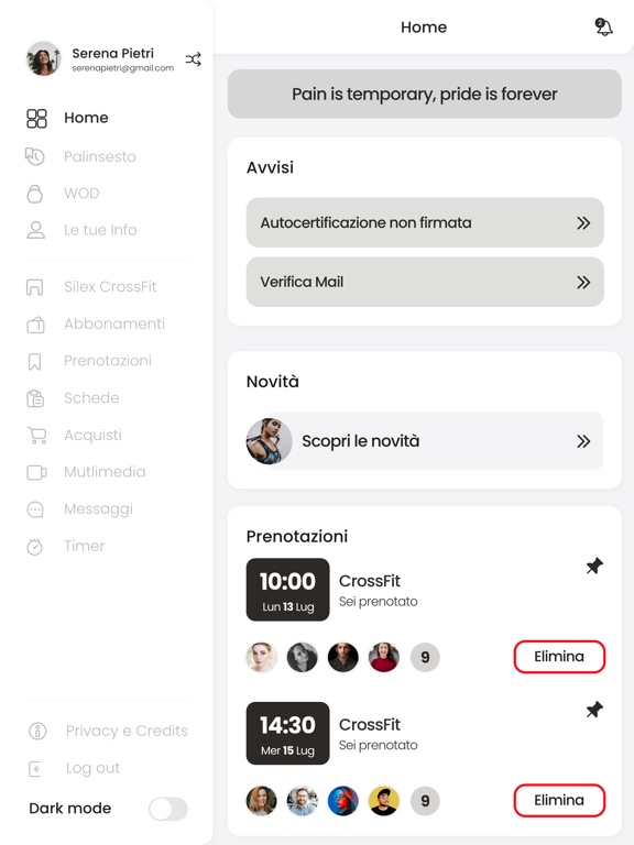 Screenshot #5 pour Silex Crossfit
