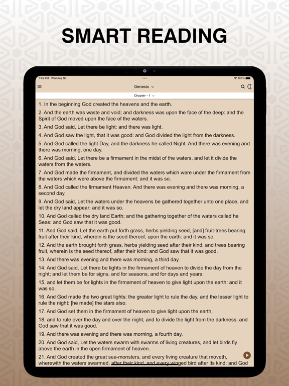 Screenshot #5 pour NIV Audio Bible Pro