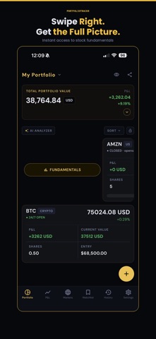 PortfolioTrackr: Stock Tracker Screenshot 6 of 10