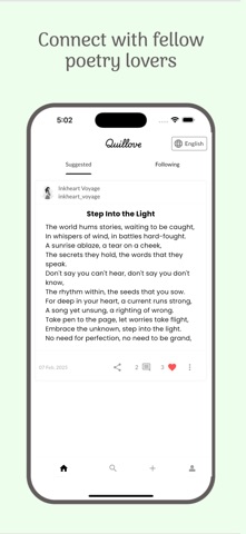 Quillove -write quotes, poems screenshot