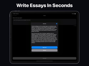 AI Writer AI Writing Assistant iPad screenshot