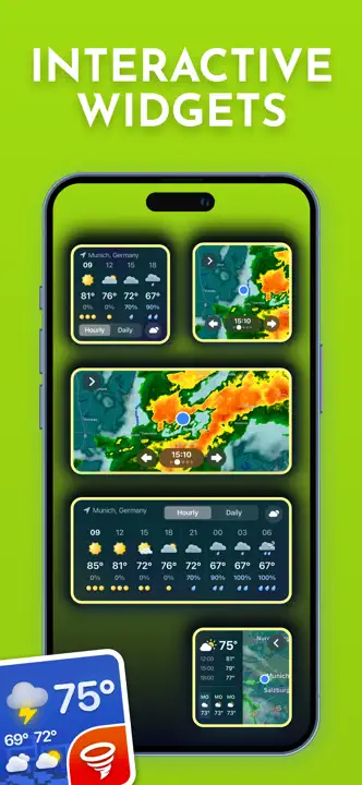 Weather #1 Interactive Widgets : capture d’écran 1 sur 9