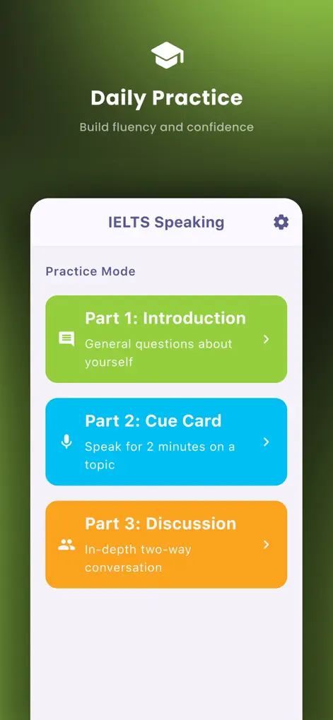 IELTS Speaking Assistant 2026 - Education App | MWM