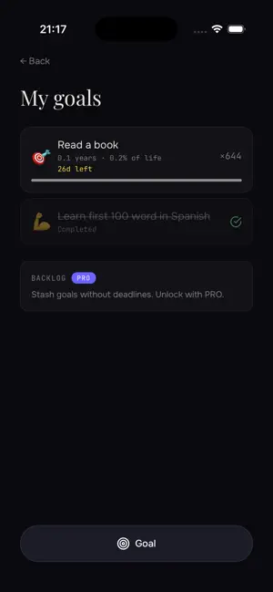 hora — life visualization screenshot 4