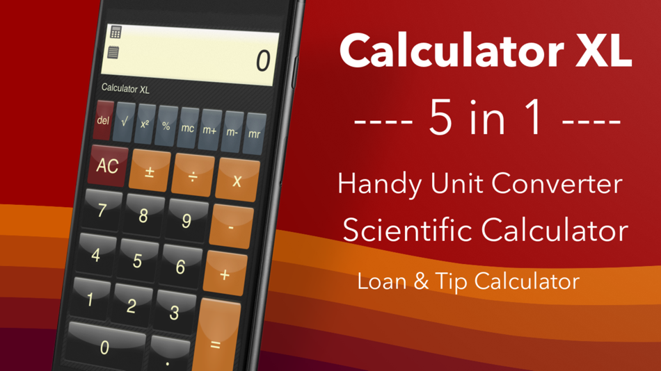 #1. Calculator XLt (iOS) Podle: Gero Mazza