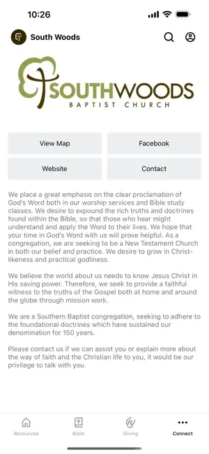 South Woods Baptist Church screenshot 3