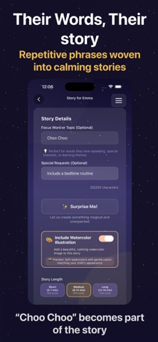 CalmTales - Bedtime Stories iPhone screenshot