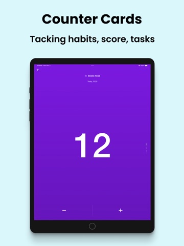 Tally Counter - Count Tracking iPad screenshot