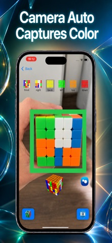 Magic Cube Solver & Timer iPhone screenshot