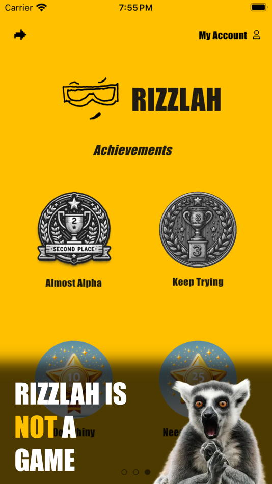 #3. RIZZLAH (iOS) 由: Jean-Maxime Foy