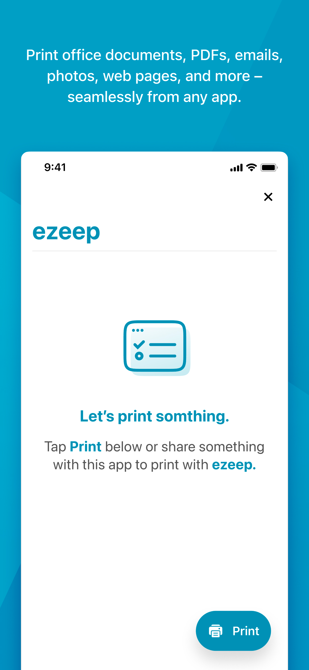 ezeep Printer App