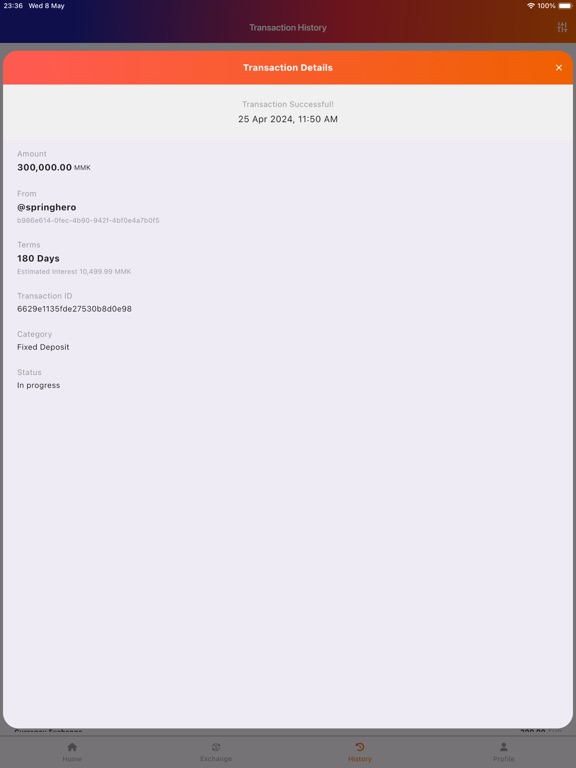 Spring Development Bank iPad screenshot 4 - Finance app