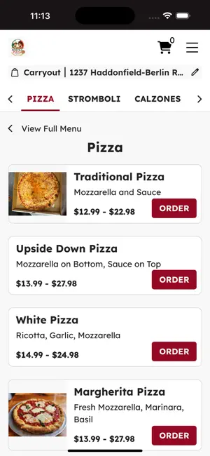 Nostra Pizza Voorhees App screenshot 3