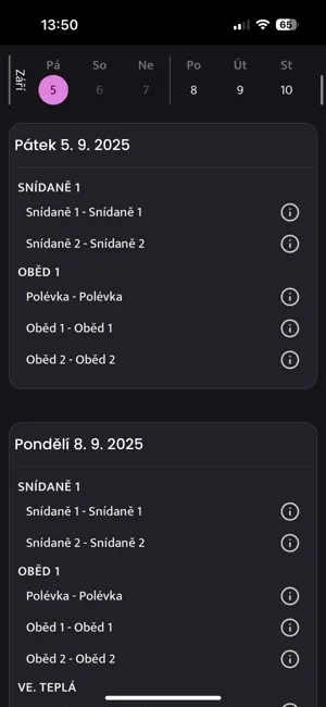 Strava.cz Meal Ordering screenshot 4