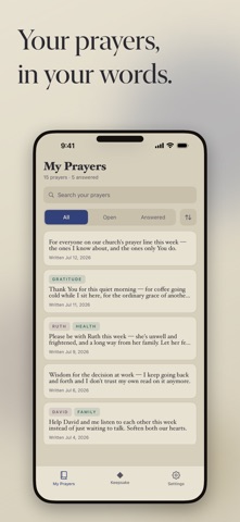 Psalmly Prayer & Faith Journal iPhone screenshot