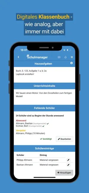 Schulmanager Online iPhone screenshot 4