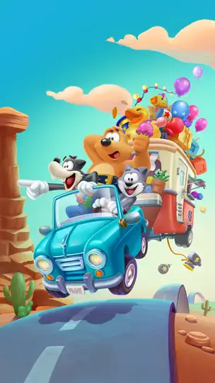 Скриншот Toon Blast на iPhone 10