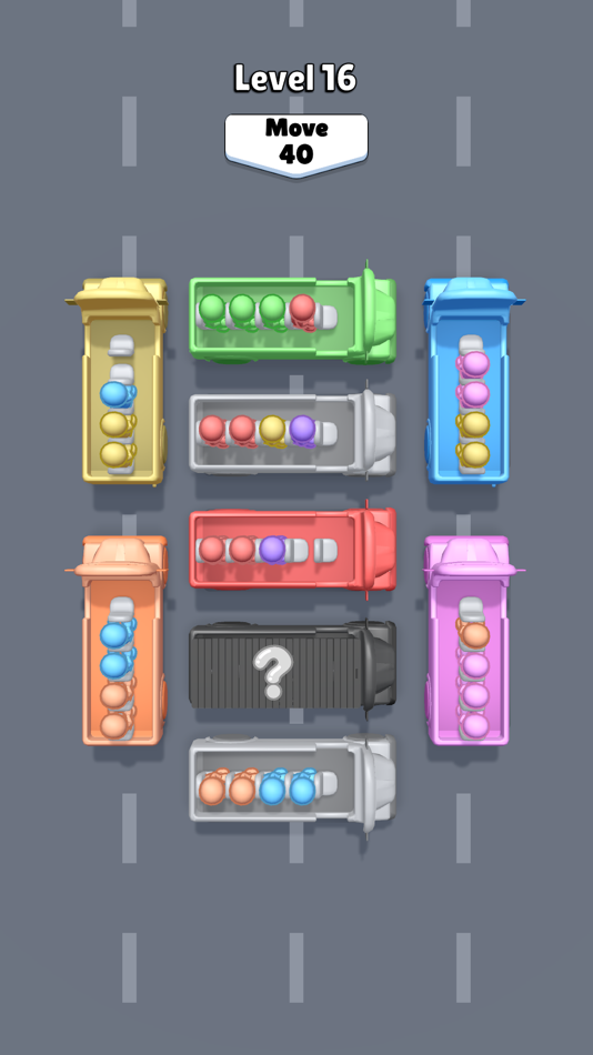 #4. Bus Color Sort (iOS) 来自: ZiNKY OYUN YAZILIM ANONiM SiRKETi