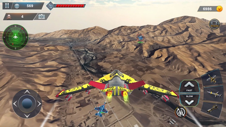Airplane War Fighter Jet Games screenshot-3