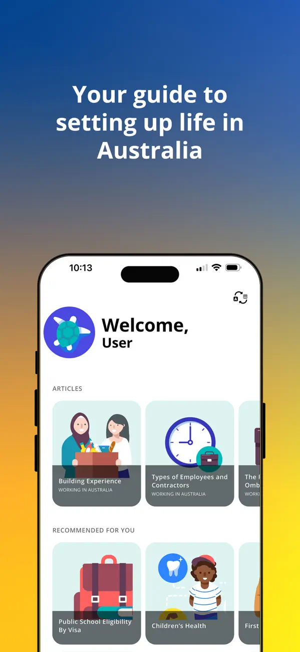 Screenshot #1 pour MyAus App
