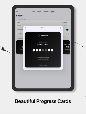 Habit Tracker - Habittr iPad screenshot
