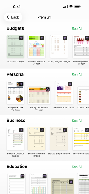 Numbers: Erstelle Tabellen Screenshot