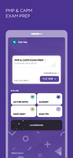 PMP CAPM Exam Prep: With AI iPhone Screenshot 1
