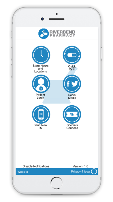 Riverbend Pharmacy app screenshot