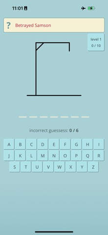 Super Bible Hangman Screenshot 1 of 4