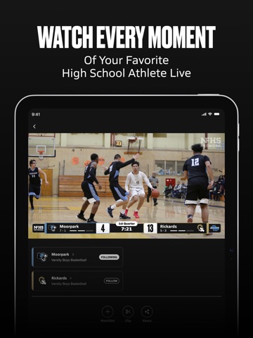 NFHS Network iPad screenshot 1