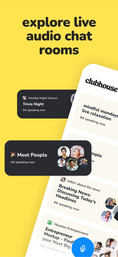 Clubhouse - Discover Live Rooms