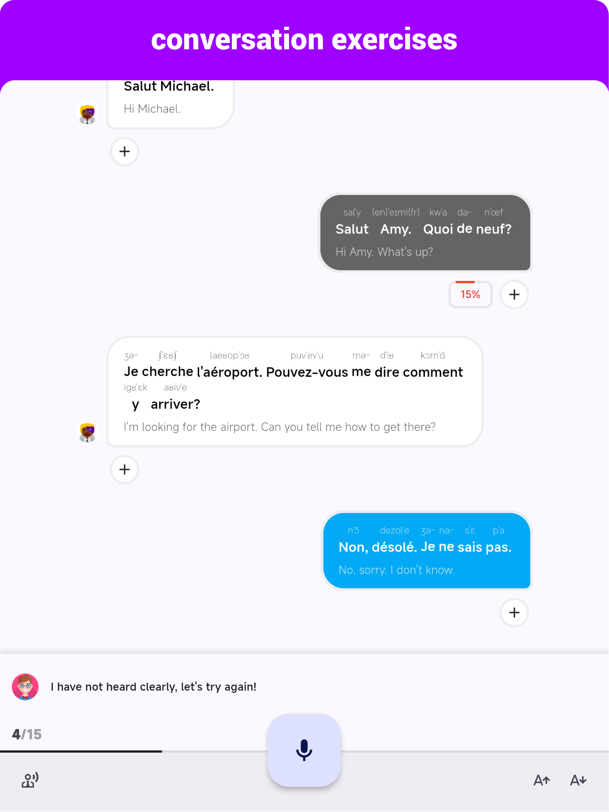 French  - Listening Speaking screenshot 12