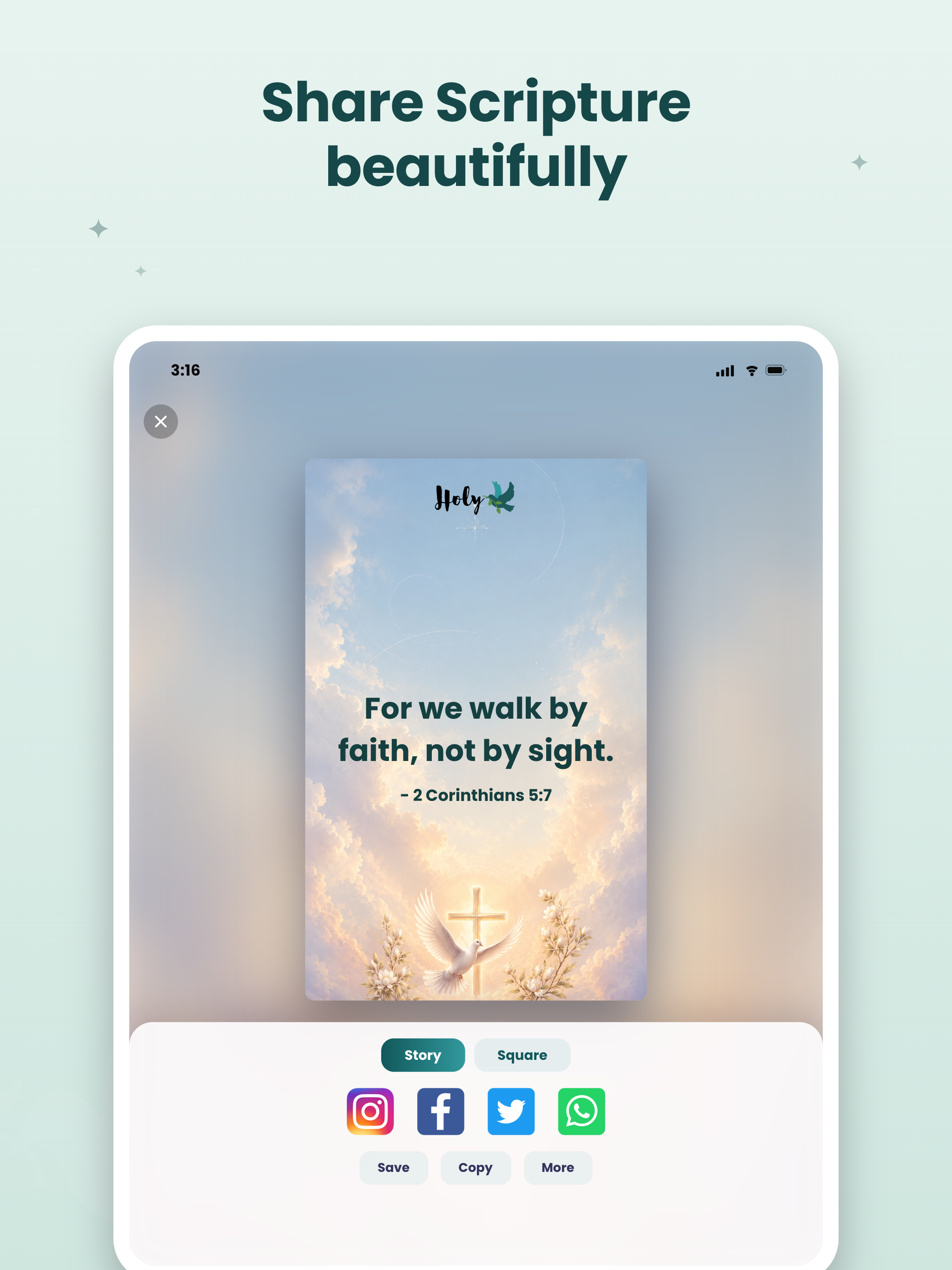 Holy: Daily Bible Verses screenshot 16