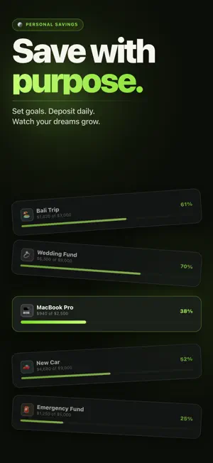 Stash: Savings Goal Tracker screenshot 1