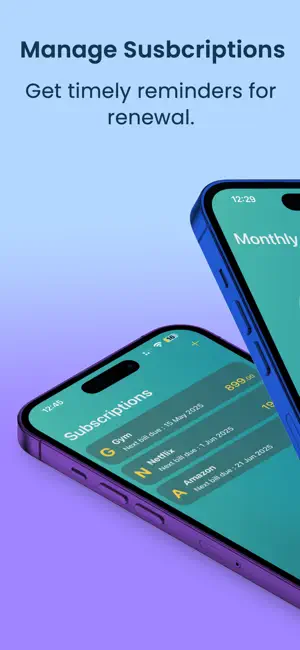 Subscription-Reminder, Tracker screenshot 1