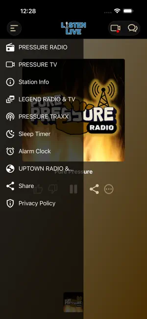 PURE PRESSURE RADIO screenshot 2