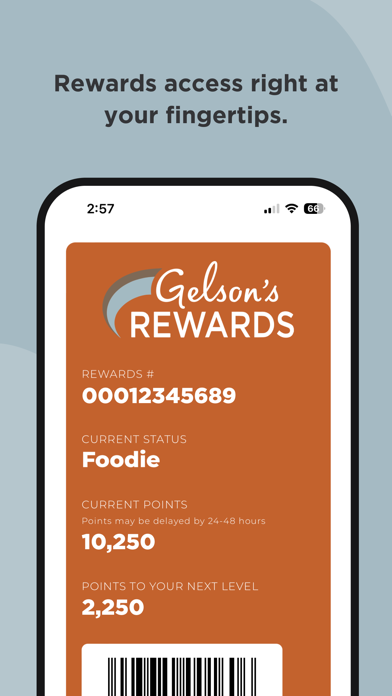 Gelson's Rewards & Shopping Screenshot
