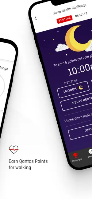 Qantas Wellbeing iPhone screenshot 2