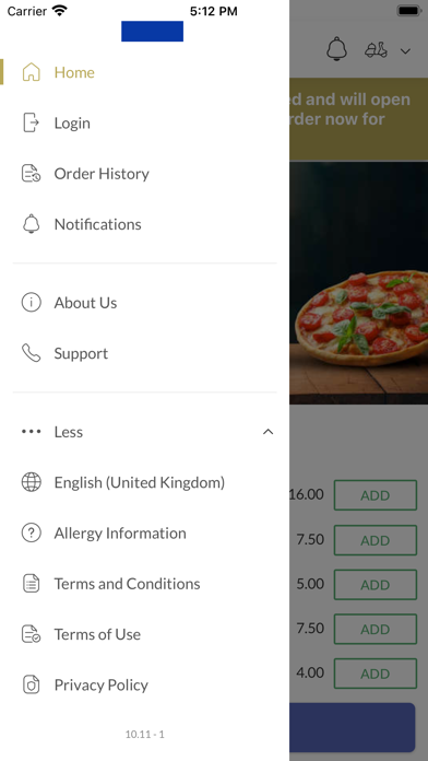 Efes Pizza & Pasta Limited Screenshot