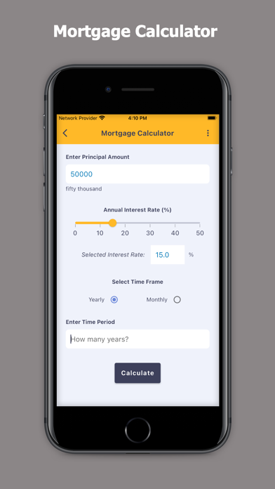 EMI Planner: Loan Calculator Screenshot