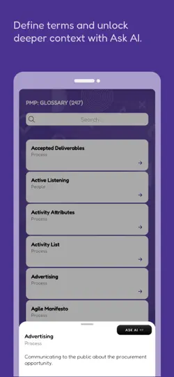 PMP CAPM Exam Prep: With AI iPhone Screenshot 5