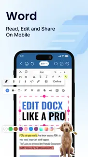 office word:edit word document iphone screenshot 1