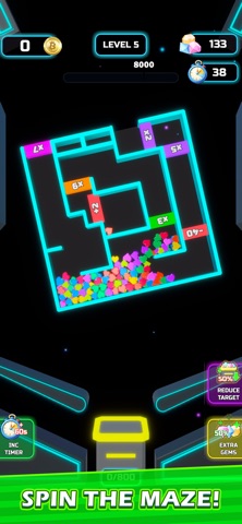Bitcoin Maze Mania iPhone screenshot