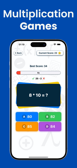 Math & Multiplication Games Screenshot 2 of 5