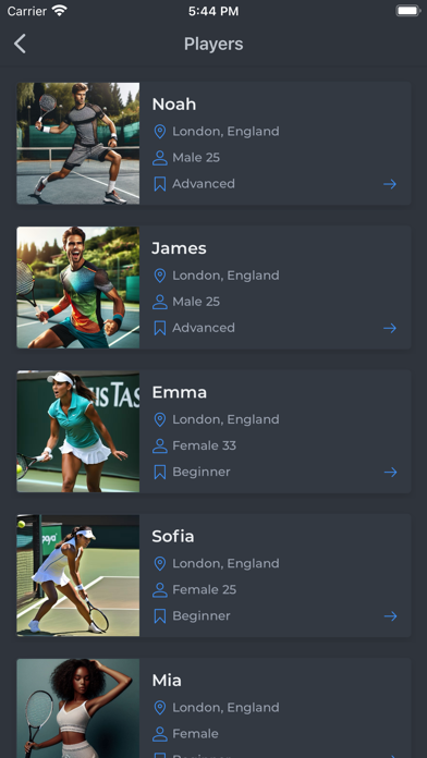 Tennis Partner Screenshot
