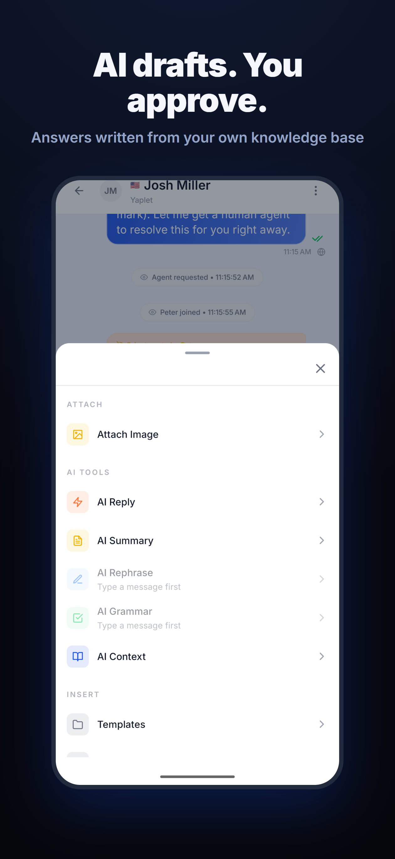 Yaplet — AI Support Inbox screenshot 3